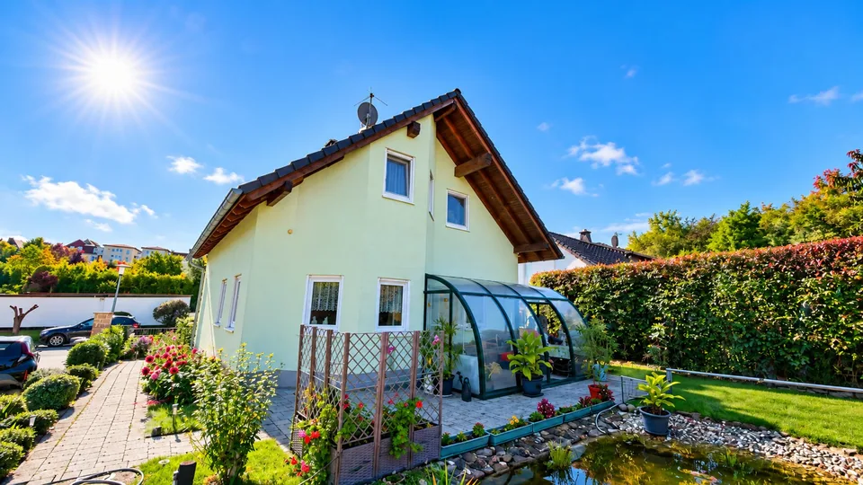 Haus Gartenseite
