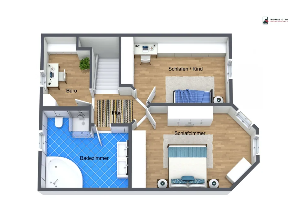3D Grundriss DG