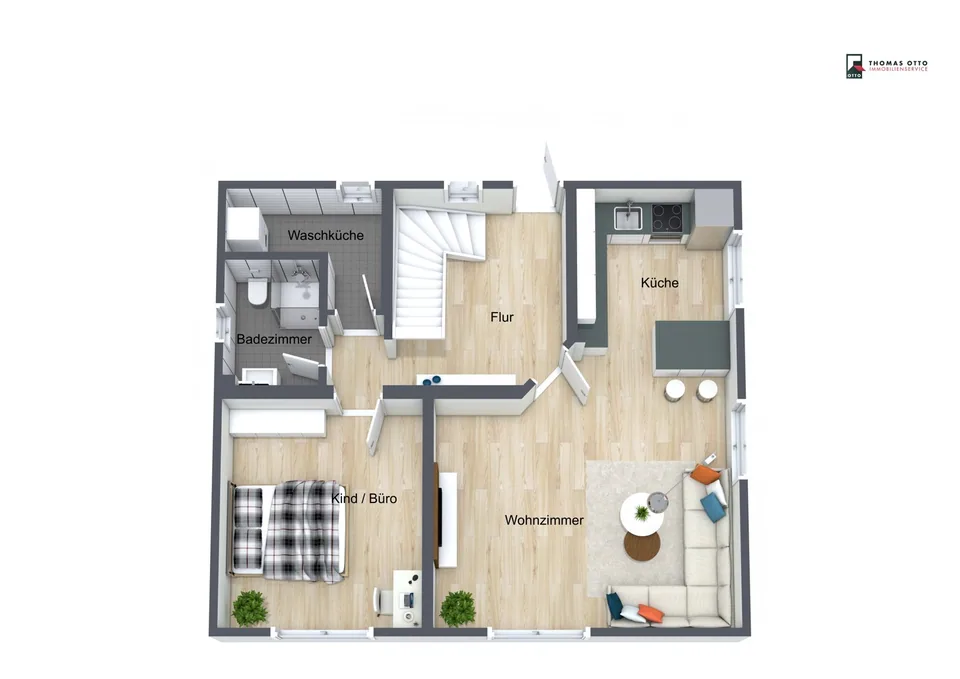 3D Grundriss EG